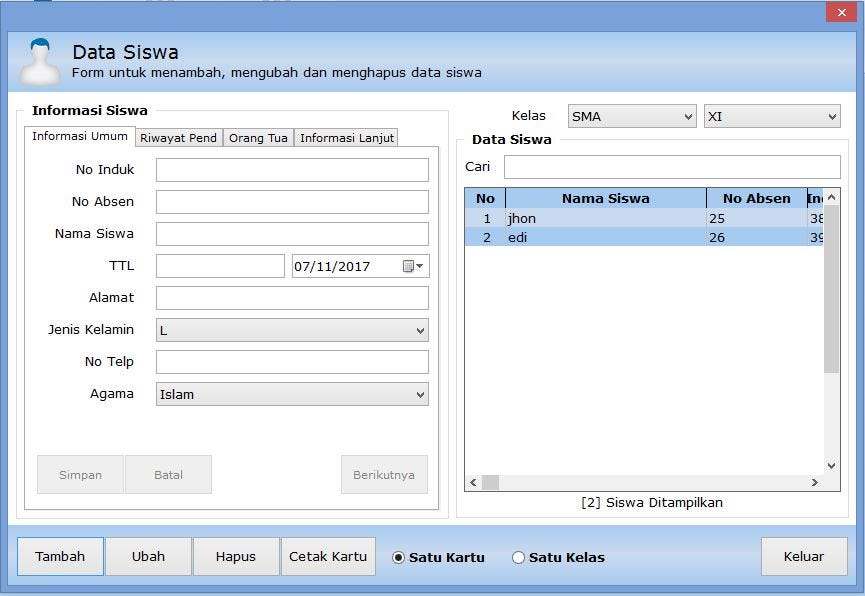 Aplikasi buku induk siswa sd/mi terbaru siap cetak. Aplikasi Buku Induk Siswa Full Version Berbagai Buku