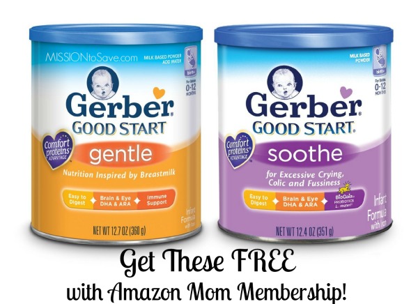 Snag your Gerber Good Start Infant Formula Sample Box now!  Perfect for new moms and donation!