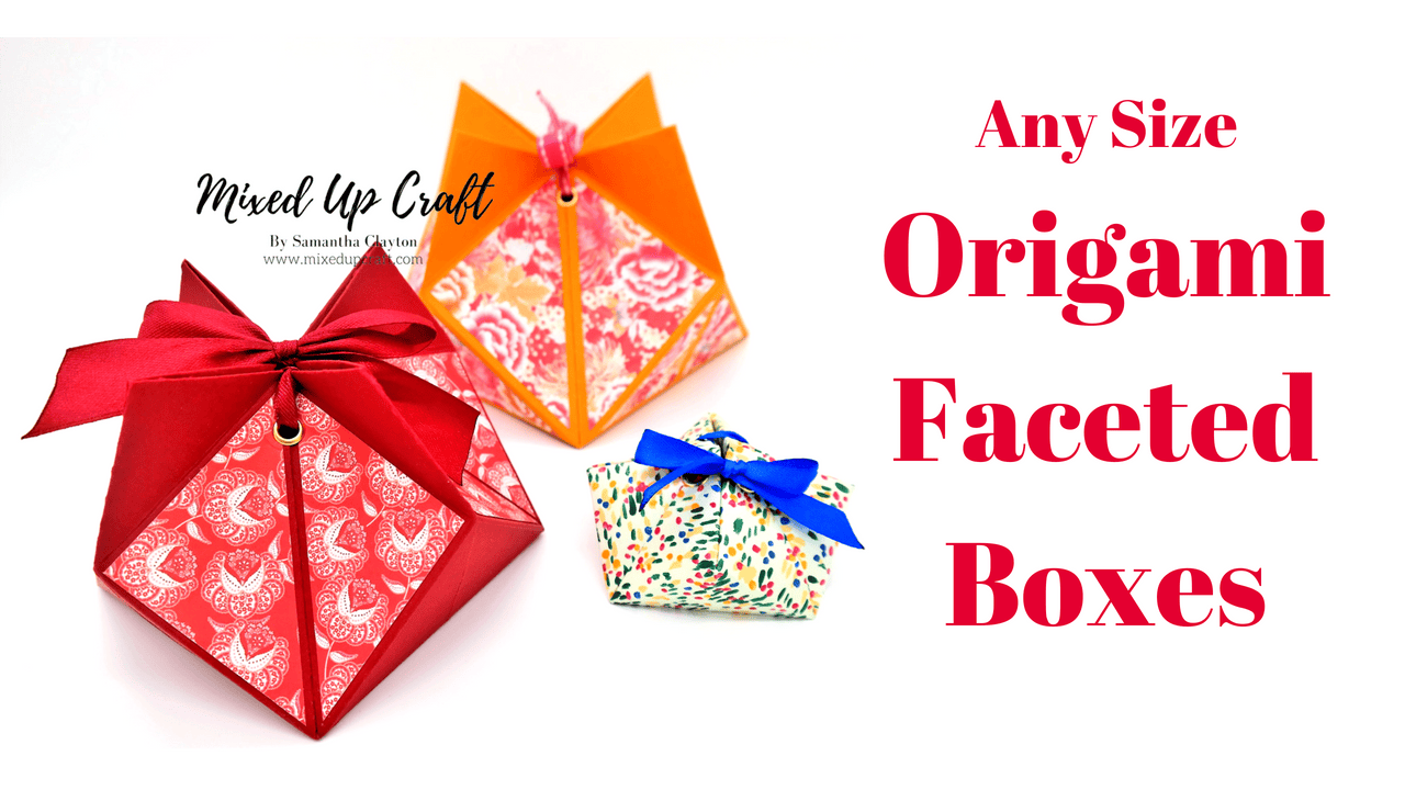 Origami Faceted Gift Boxes In Any Size