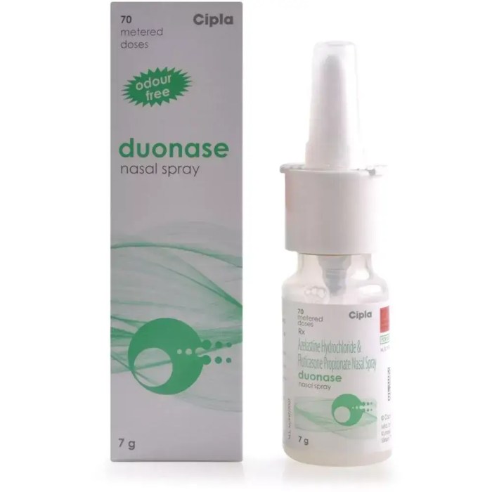Duonase Nasal Spray 7 gm | Uses, Side Effects, Price | Apollo Pharmacy