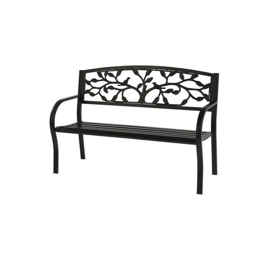 Testosterone is a hormone that exists in both males and females of the human species. Evergreen 21-in W x 50-in L Black Patio Bench in the Patio