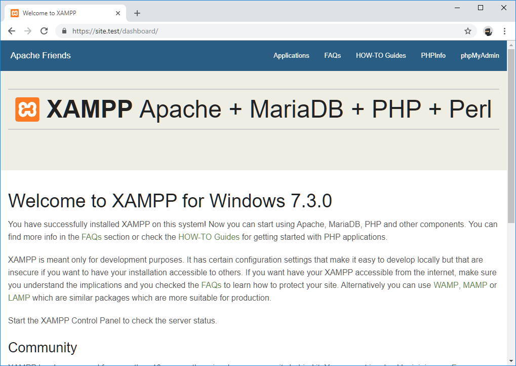 Xampp を使い ローカル環境に Https サーバーを構築 セーヌ川の眺め
