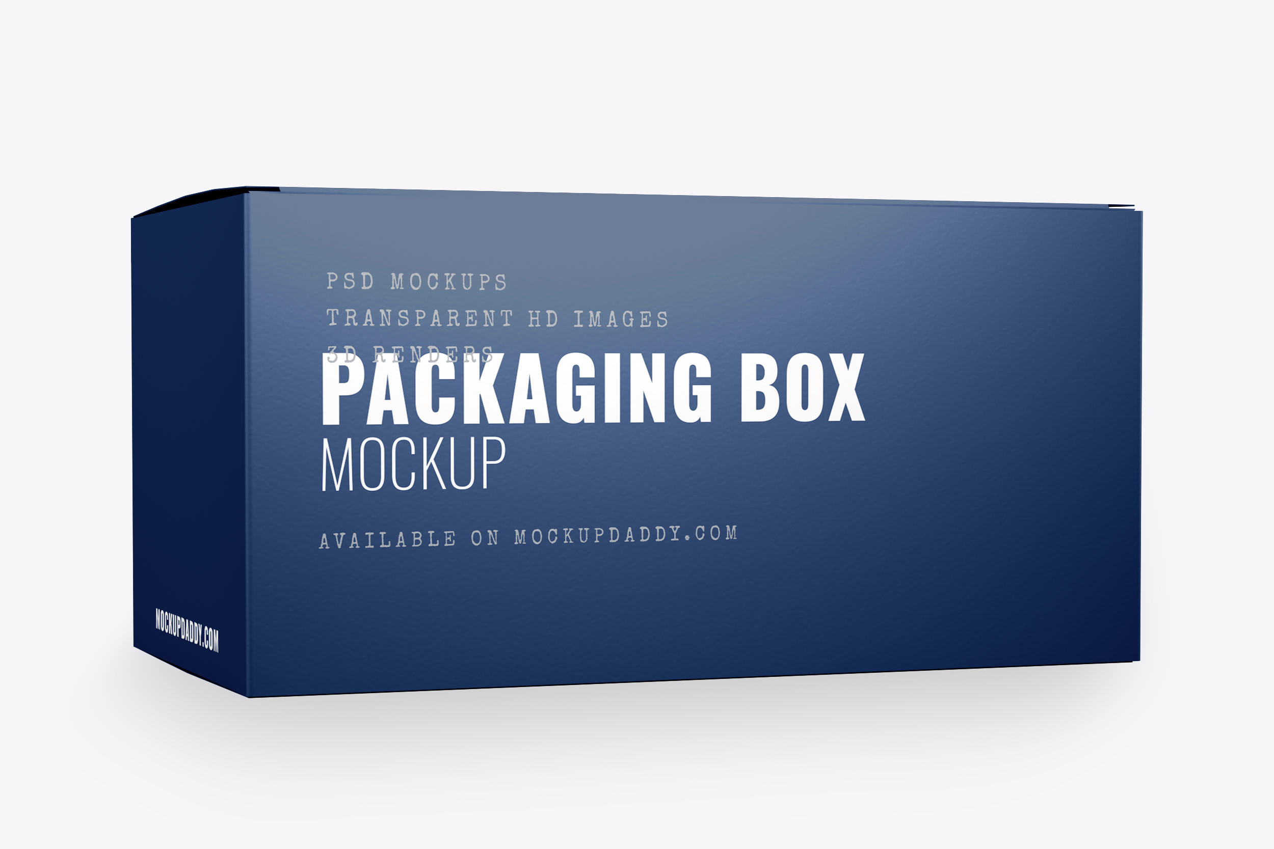 Easily add your own graphics with the . Rectangle Packaging Box Mockup Mockup Daddy