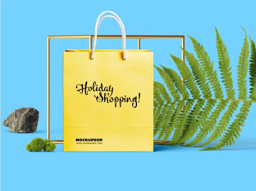 Premium & free mockup templates. Free Yellow Holiday Sale Shopping Bag Mockup Mockupden