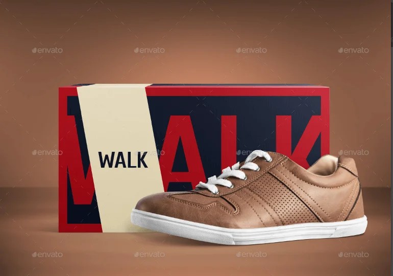 Shoe Mockup Free New Trendy Shoe PSD Design Template 2020