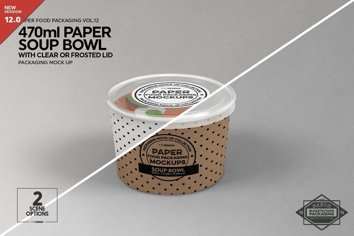 20+ Creative and Free Bowl Mockup PSD editable Template 2020