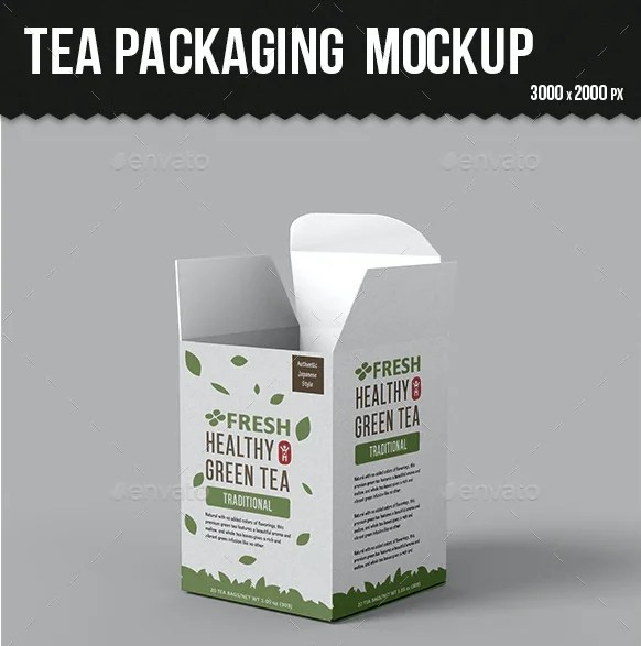 Create a tea packaging design . 20 Attractive Tea Packaging Mockup Psd Template Mockup Den