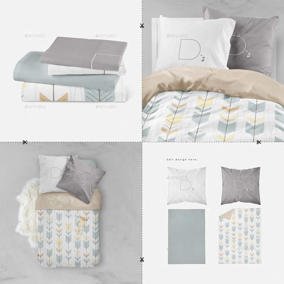 Free bed linen mockup template to help you display your design in a photorealistic and creative way. 18 Beautiful Bed Mockup Psd Templates Mockup Den