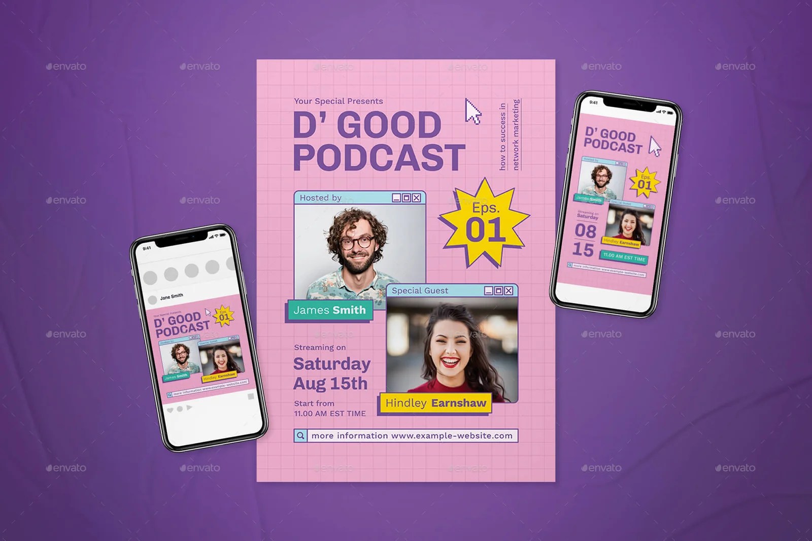 This portrait mode samsung mockup is … 24 Best Podcast Mockup Psd Templates Instagram Talkshow M