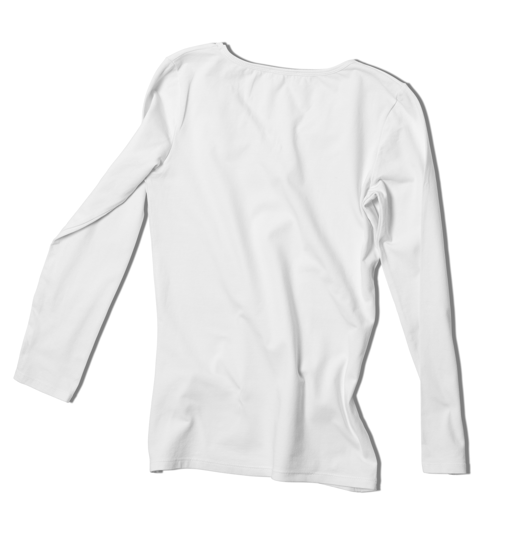 All of these t shirt mockup resources are for free . Back Of A White V Neck Long Sleeve Shirt E Commerce Long Sleeve T Shirt Mockup Mockup Mark