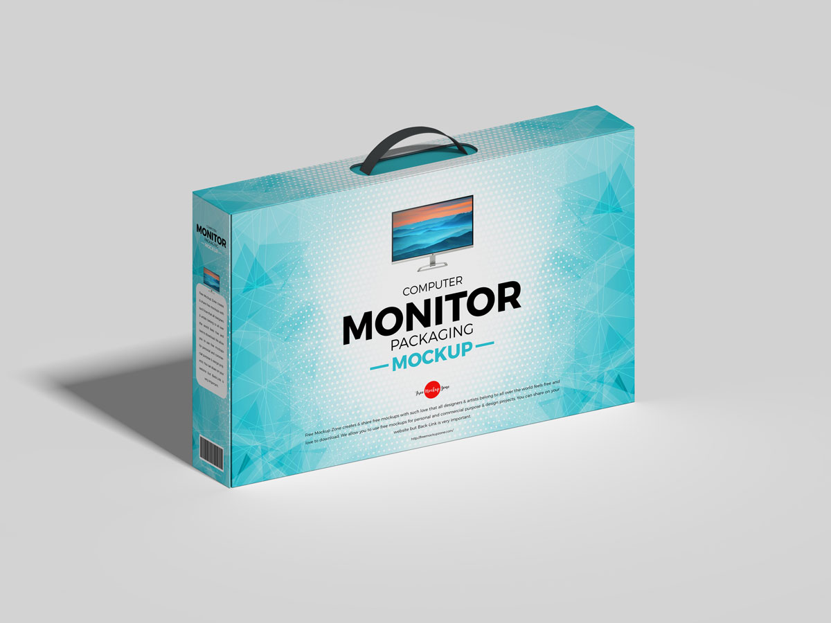 This is a collection of the best medicine box mockup psd for the presentation of the medical and pharmaceutical branding design in a . Free Computer Led Monitor Packaging Mockup Design Mockup Planet