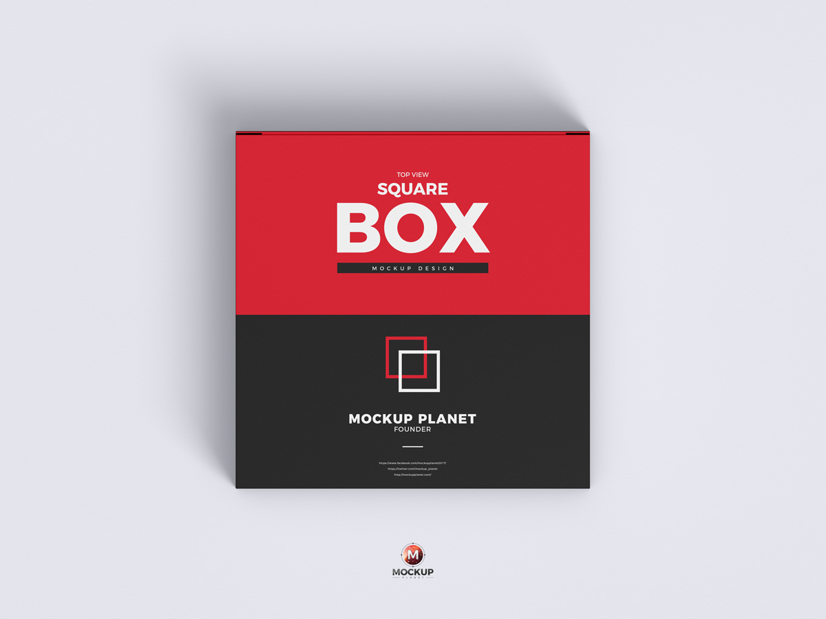 Free small psd square box mockup set box art box design box mockup box mockup set. Free Top View Square Box Mockup Design Mockup Planet