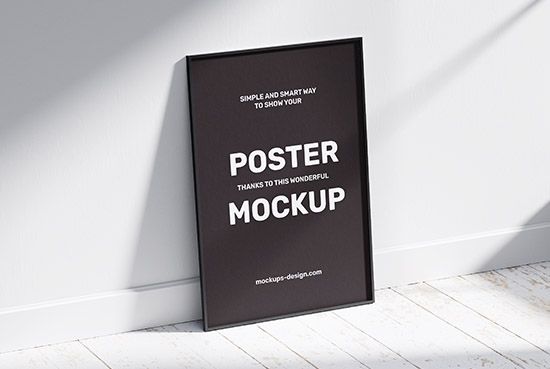 With a poster mockup, you can give them a much clearer idea of how the design will look in almost any kind of location under a variety of lighting conditions. Free Poster Mockups Mockups Design