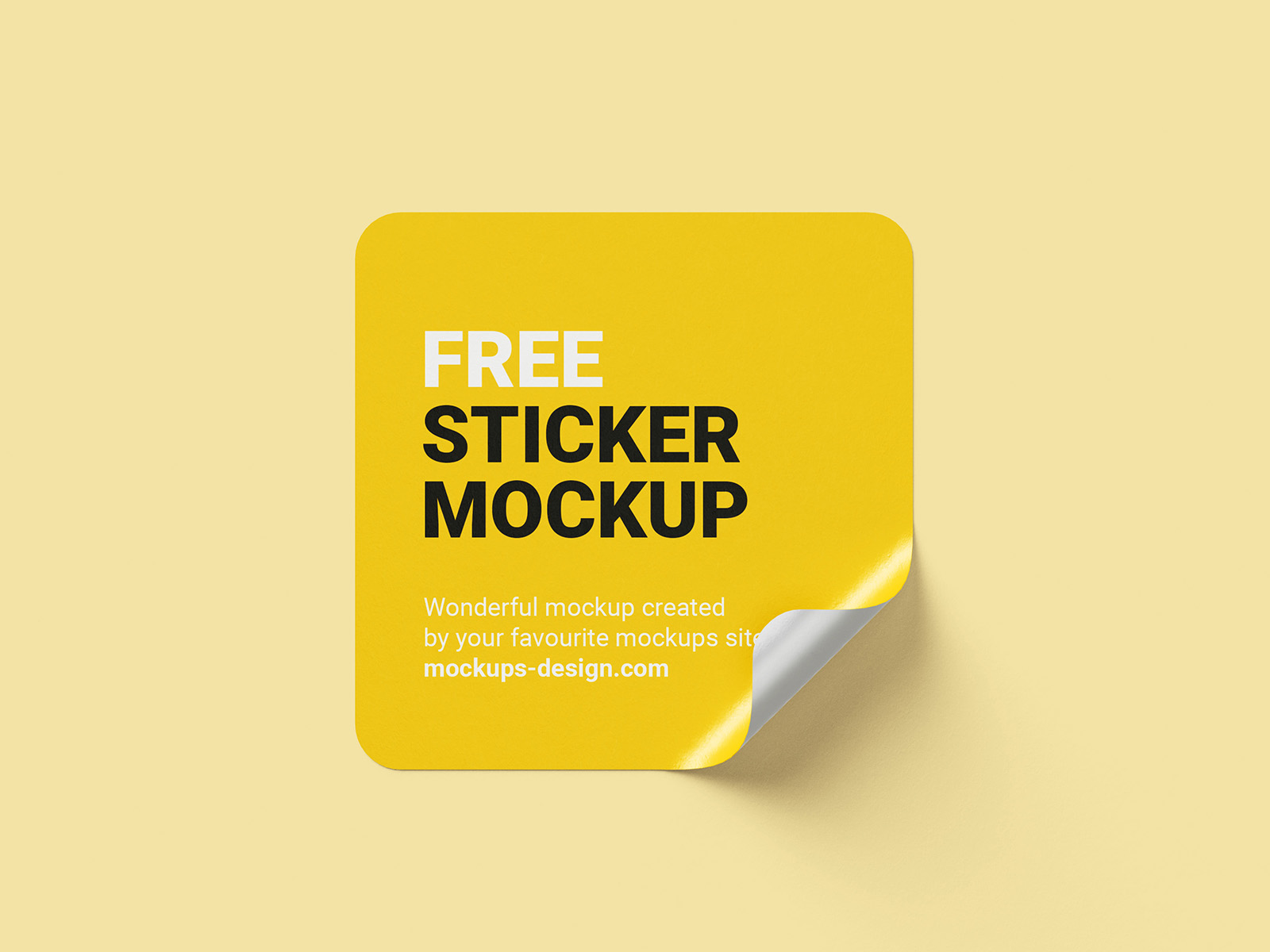 You can use this mockup set . Free Square Sticker Mockup Mockups Design