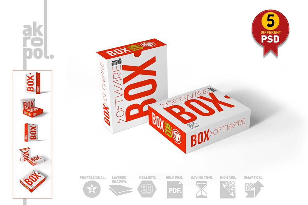 Mockup plus is a prototype building tools designed for agile development mode. 15 Superb Software Box Mockup Psd Templates Mockuptree