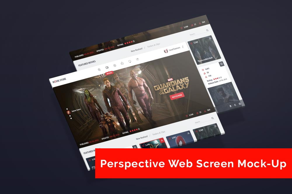 Free perspective app screens mockups. Free Web Screen Mockup Mockuptree