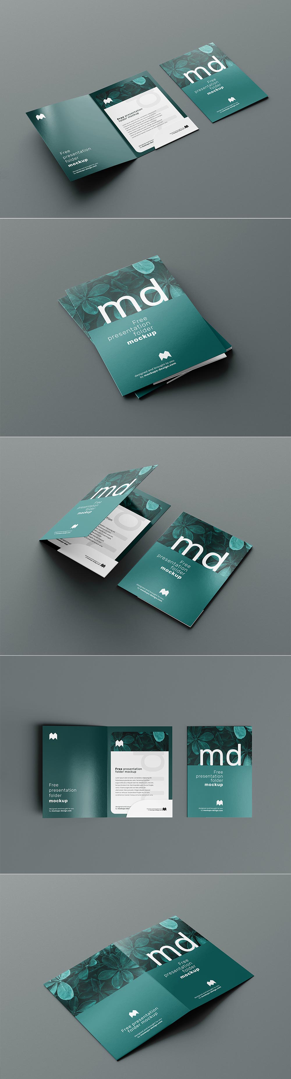 This is a free folder mockup scene which you can use to showcasing your . Free Corporate Folder Mockups Mockuptree