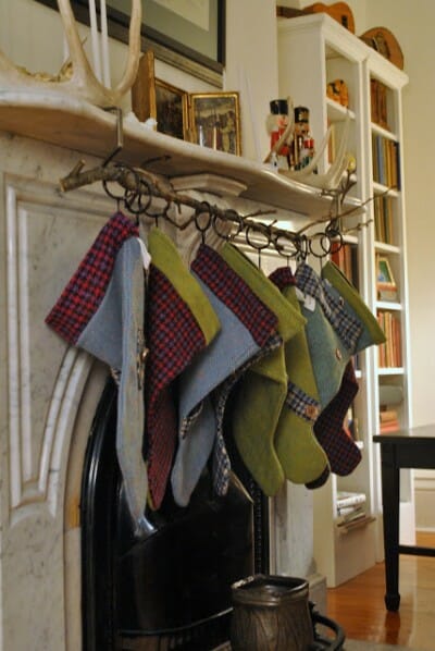 Give a handmade touch to your holiday decor, and display these beautiful diy christmas stockings on your mantel. Creative Ways To Hang Your Christmas Stockings