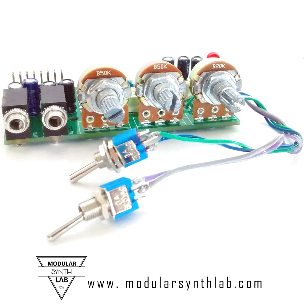 Delay/Echo effect, DIY kit eurorack ready ModularSynthLab