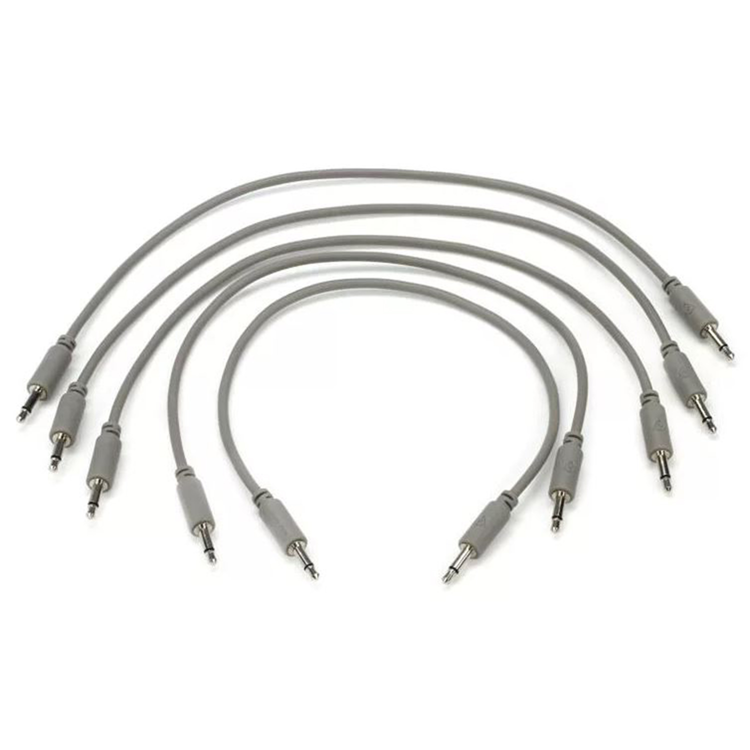 Eurorack Patchcable, Black Market Modular, 5Pack, 9150cm, GRAY