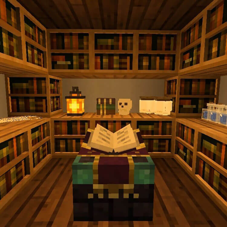 как сделать библиотеку в майнкрафт #4