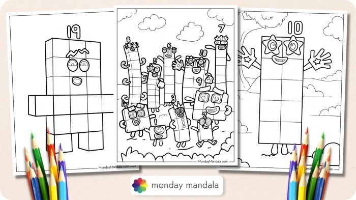 Numberblocks Color Pages: Unleash Your Child's Creativity Numberblocks Color Pages: Unleash Your Child's Creativity