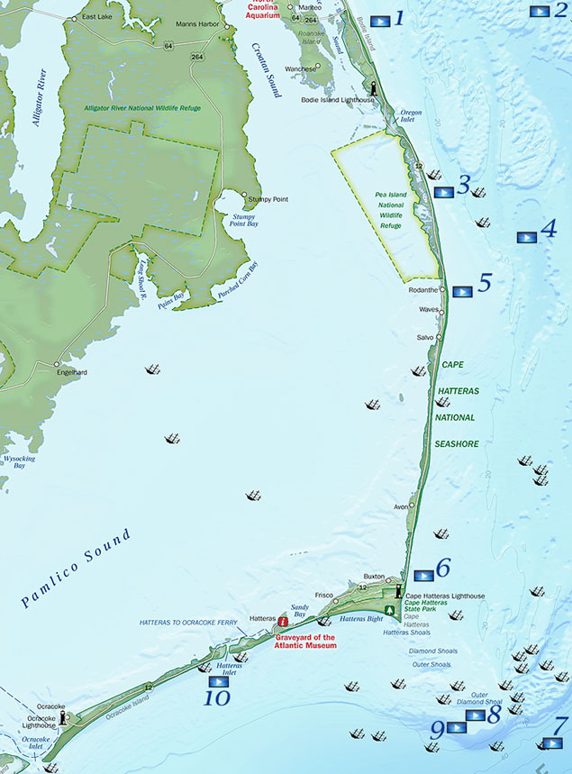 Here, in the words of locals who know this place inside and out, you'll find the detailed information you need to really know the outer banks. Outer Banks Trail