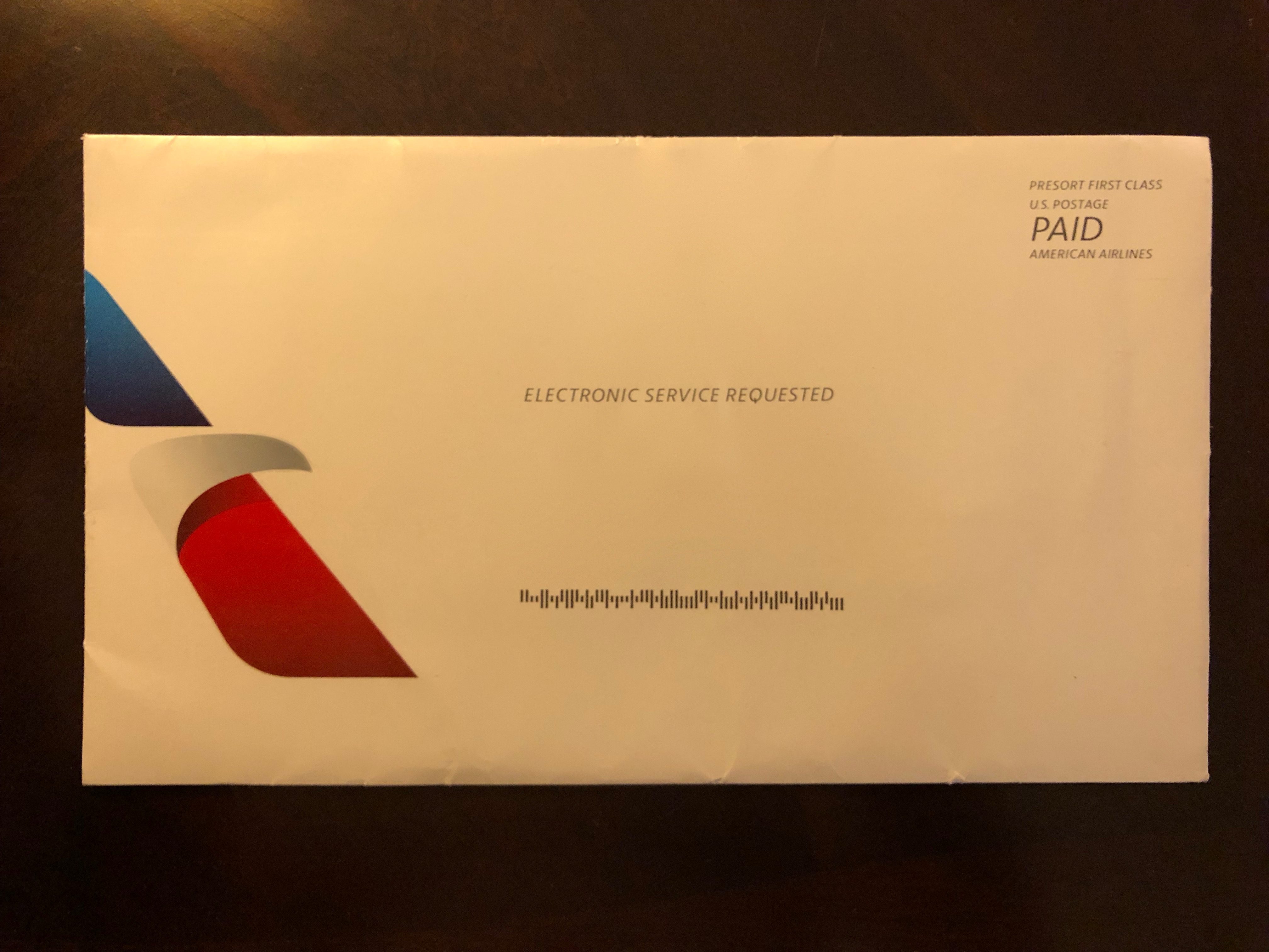 American Airlines AAdvantage Executive Platinum Kit Moore With Miles