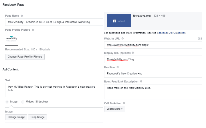 Get the design recommendations and technical requirements for ads on facebook, instagram, messenger and audience network. How To Create Ad Mockups With Facebook S Creative Hub