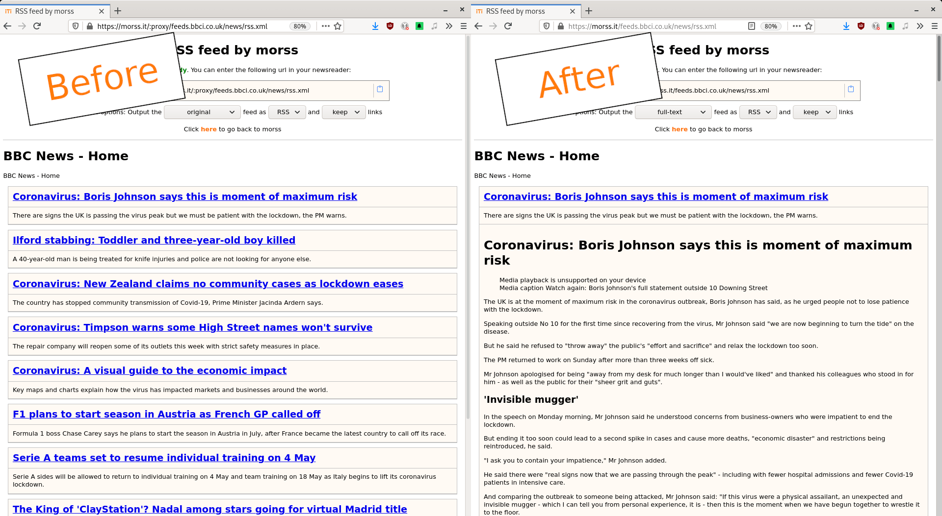 The software offers a quick and easy way to generate an rss feed for your . Morss It Get More Out Of Rss Feeds For Free