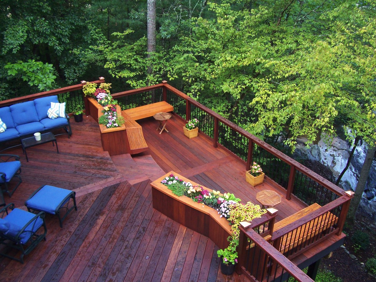 Amazing gallery of interior design and decorating ideas of zen deck in gardens, decks/patios, pools, . This Is Zen Mosaic Design Build