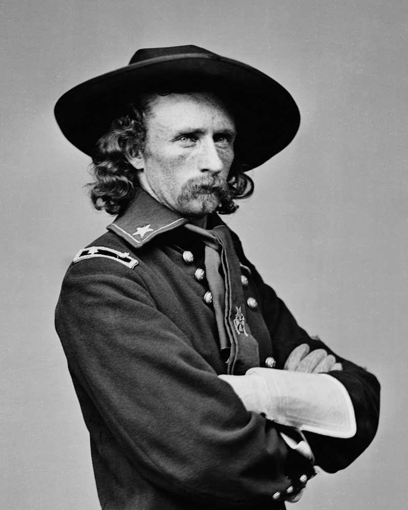 Brevet Major General George Armstrong Custer in field uniform. Photo Credit: Getty Images