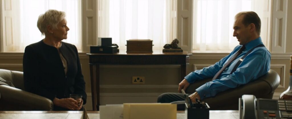 Judi Dench and Ralph Fiennes in "Skyfall" (2012)

Photo Credit: MGM/Columbia Pictures