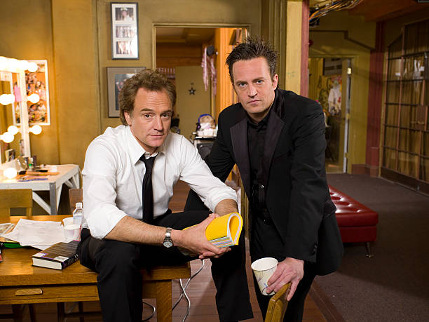 Pilot - Pictured: (L-R) Bradley Whitford as Danny Tripp, Matthew Perry as Matt Albie Photo Credit: Mitchell Haaseth/NBCU Photo Bank/NBCUniversal via Getty Images via Getty Images