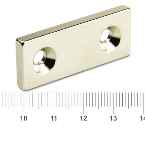 Block Countersunk Permanent Magnet