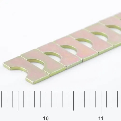 Custom Permanent Magnets Color Zinc