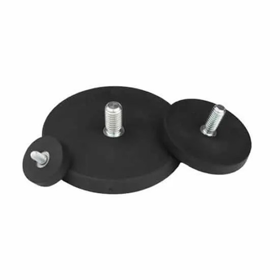External Thread Rubber Coated Holding Magnets