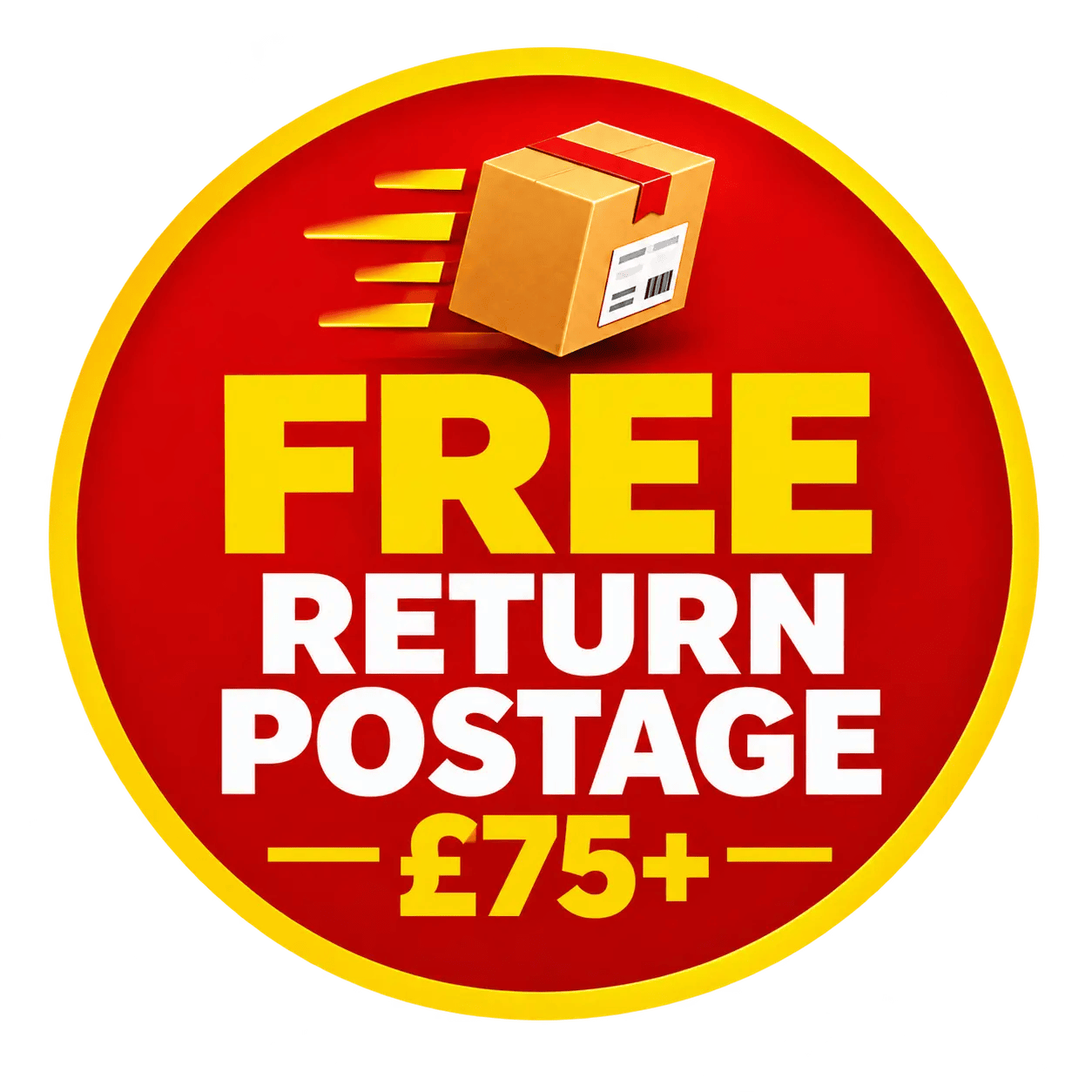 Free postage on orders over £75