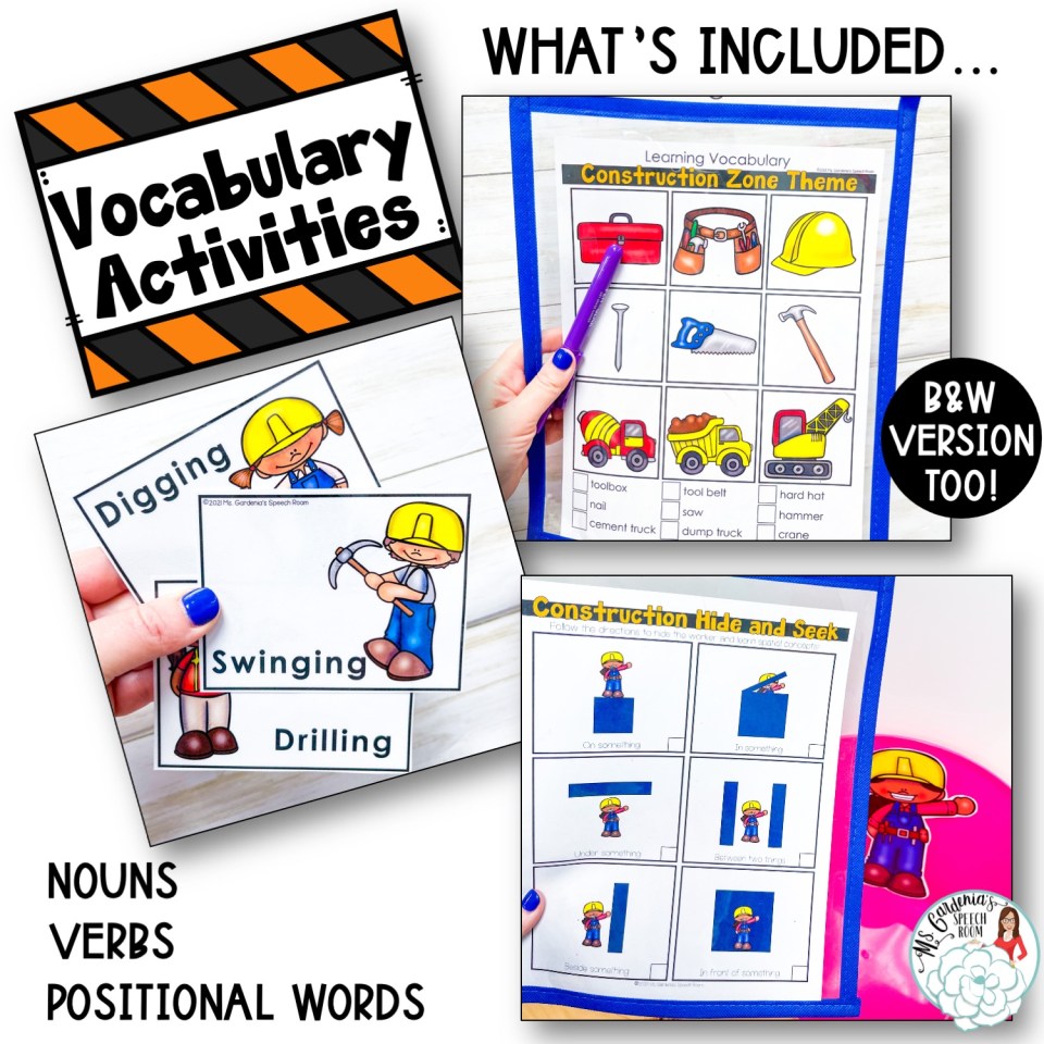 activities for developing vocabulary