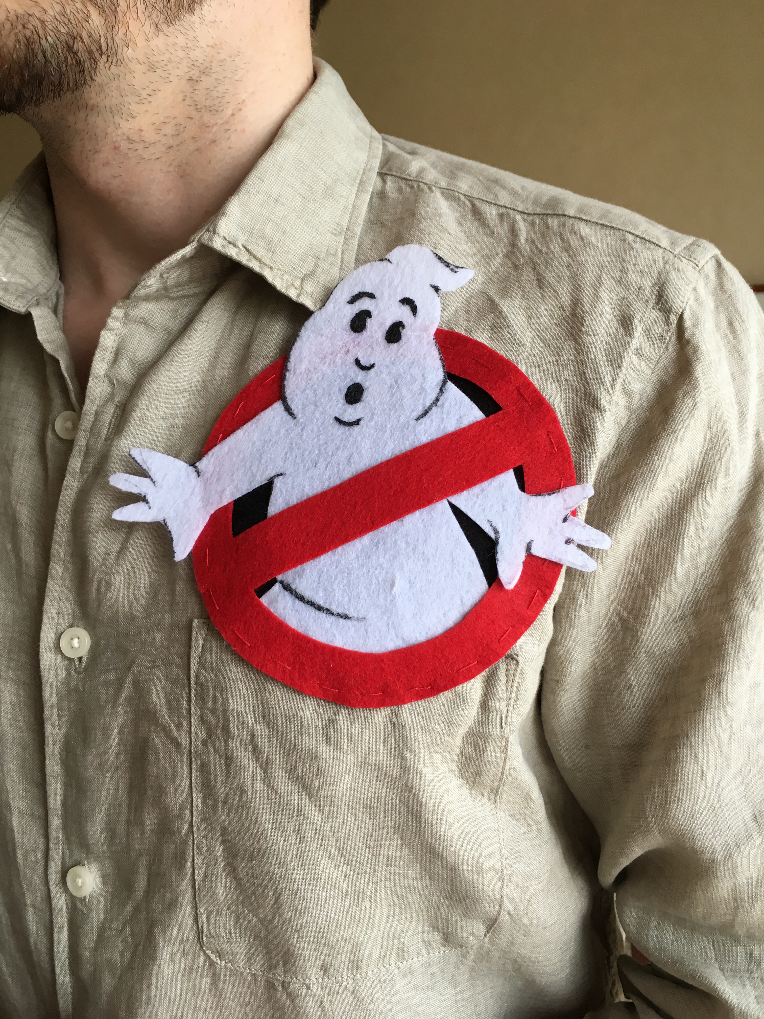 DIY Ghostbusters & Stay Puft Marshmallow Man Costume Ms. Kit Lang