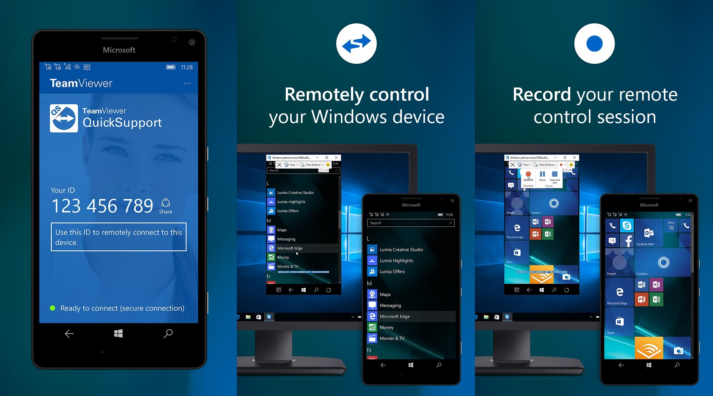Microsoft text input application is for the software keyboard (aka: Upcoming TeamViewer QuickSupport app will allow you to remote control a Windows Mobile