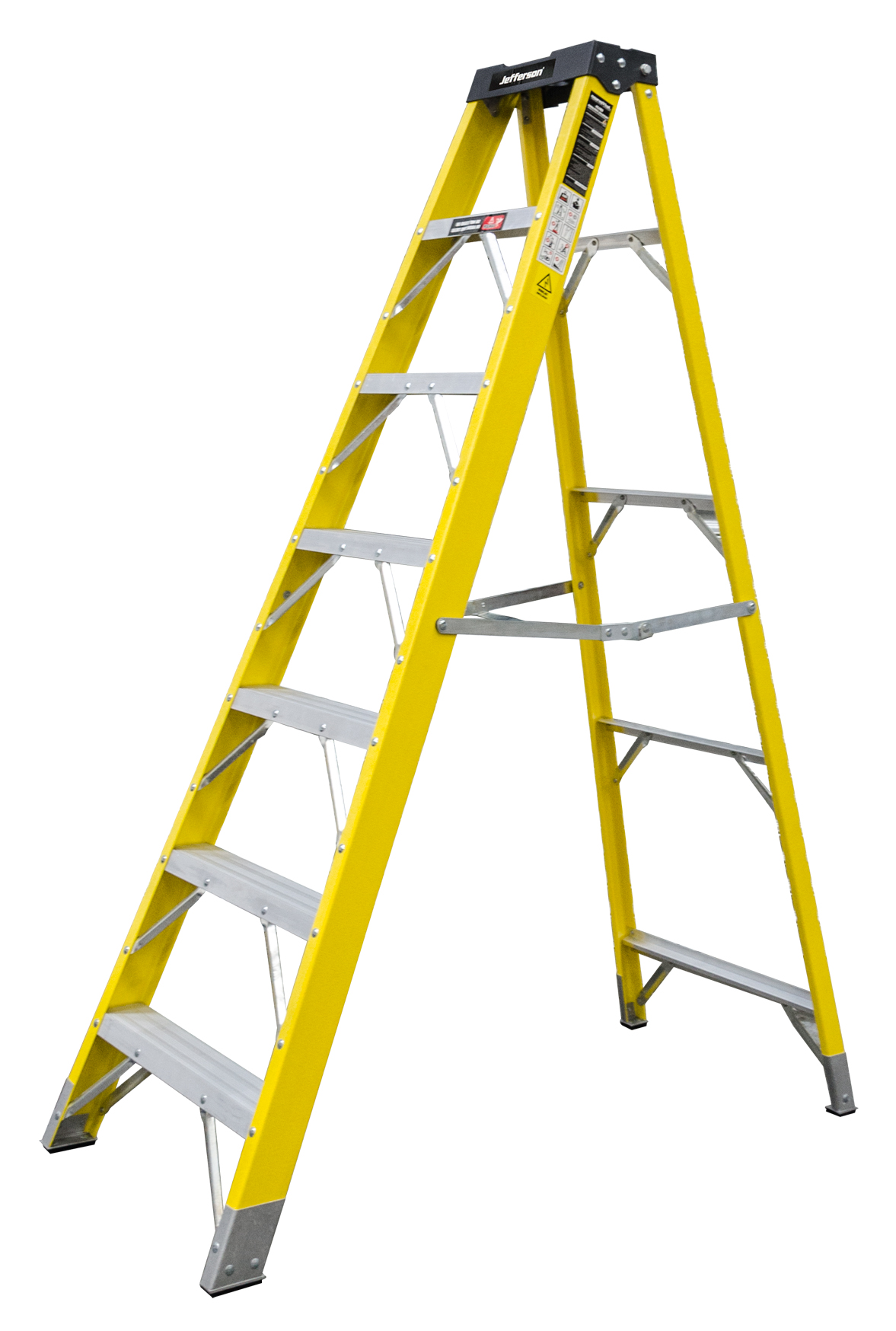 7 Tread Fibreglass Step Ladder MTS Direct