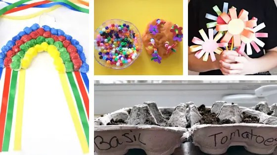Easy Spring Crafts for Kids - Mud Paper Scissors
