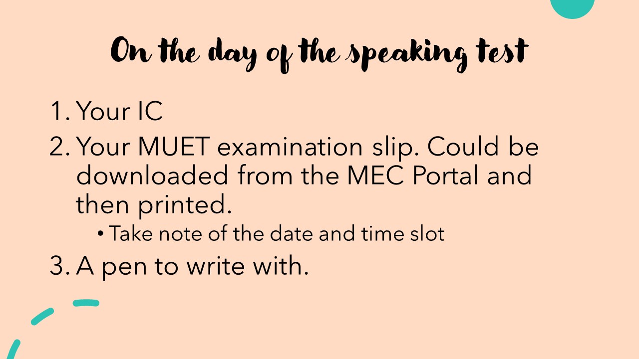 MUET Speaking Test 2021 Introduction to the New Format Muet Tutorial