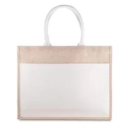 Sacola em Algodão e Juta 220g/m² (35x45x11cm) AI-BAC012