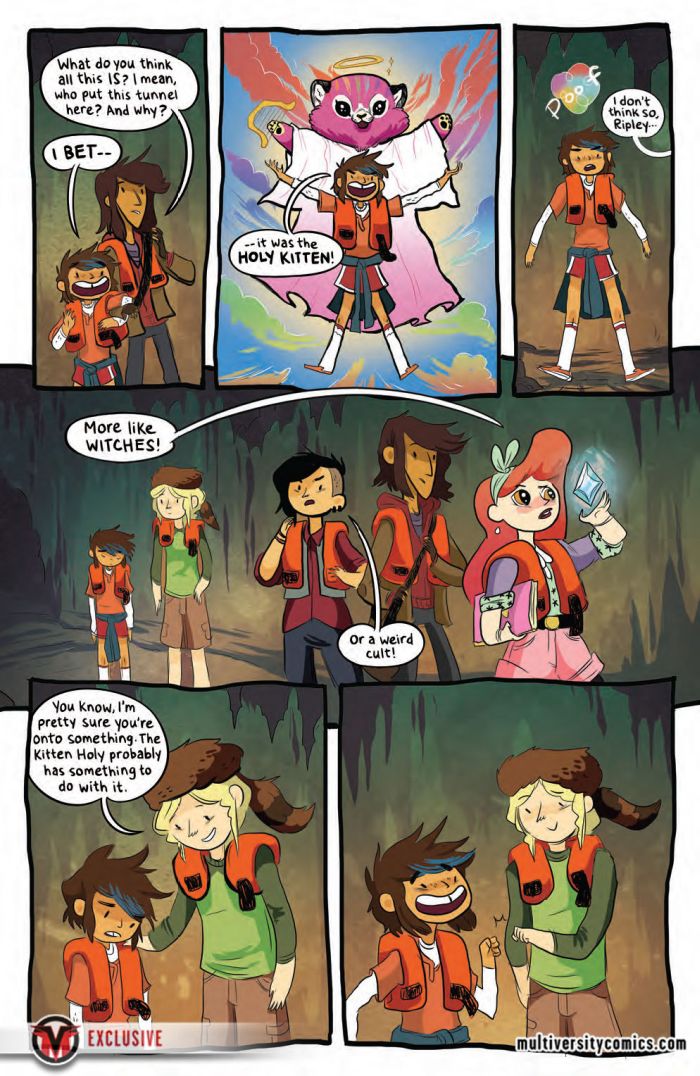 Exclusive Jo and Co. Enter the Cave in “Lumberjanes” 3 [Preview