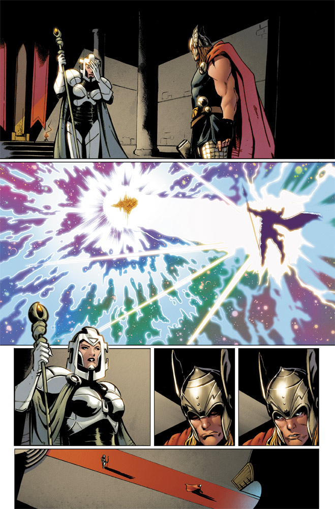 Thor & Loki Discover Angela, Their Sister From Another Mother, in “The