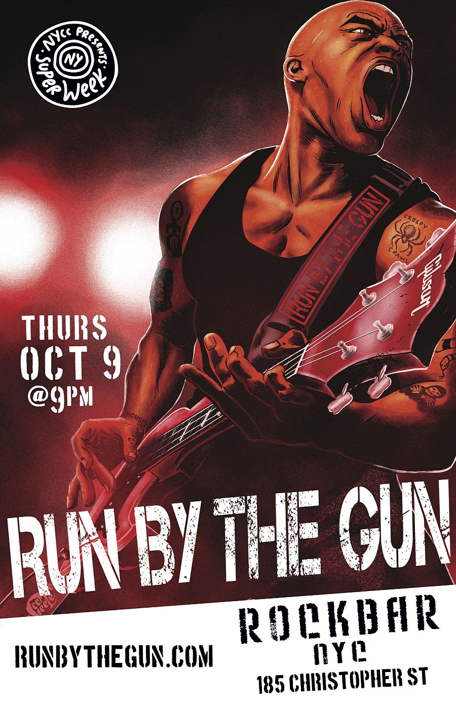 Comic Book Rock Band Run By the Gun to Perform During New York Super