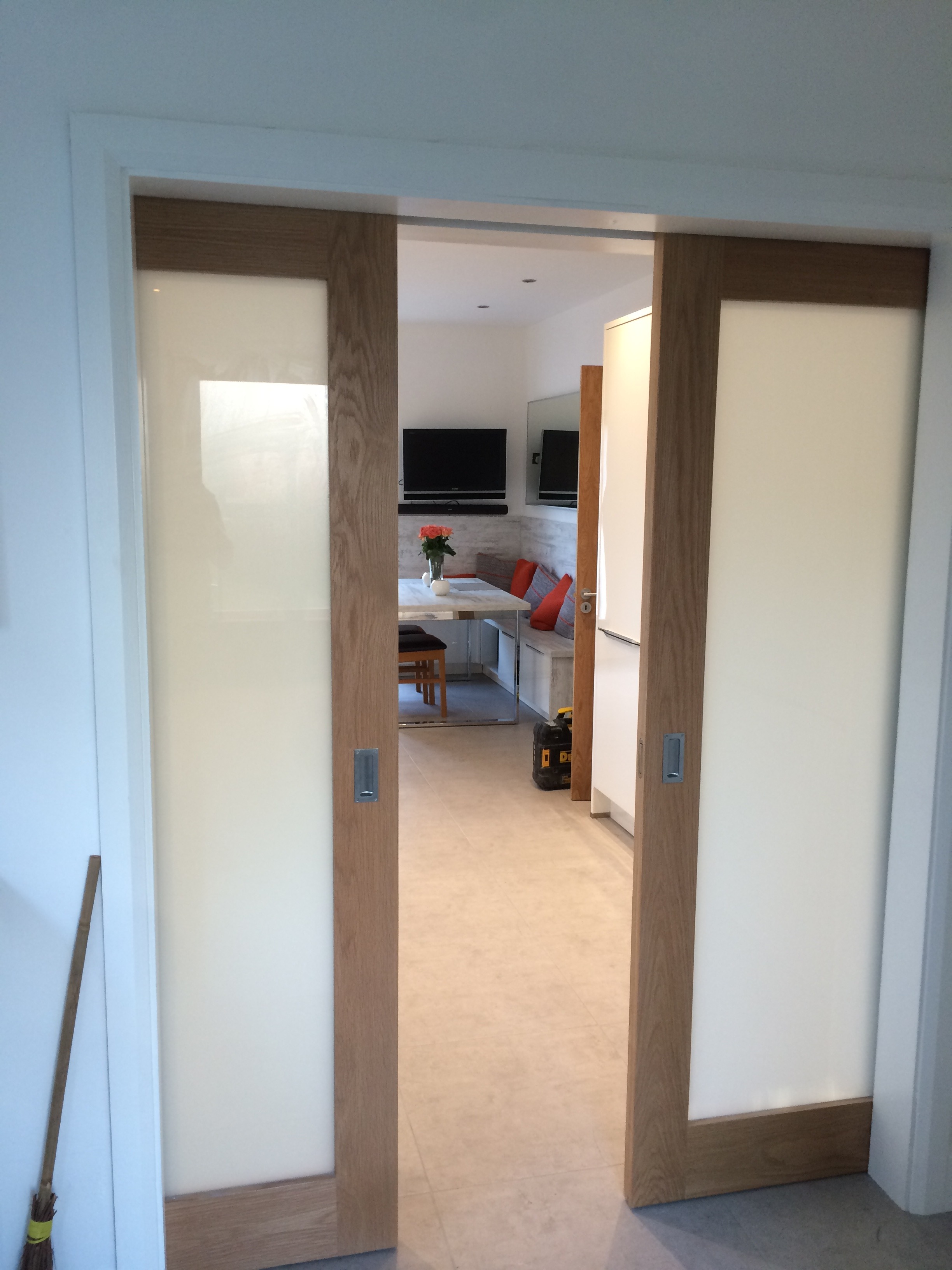 Add inviting character to any space with a stylish sliding barn door. A Pocket Door is a Neat, Stylish, Sliding Door Solution