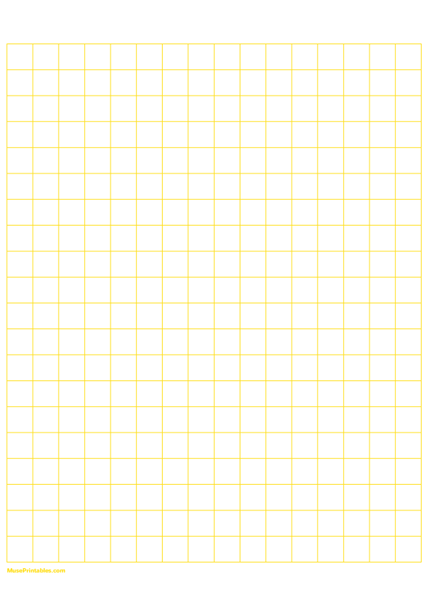 printable half inch yellow graph paper for a4 paper